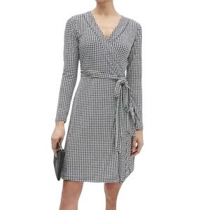 Banana Republic Elephant Print Wrap Dress